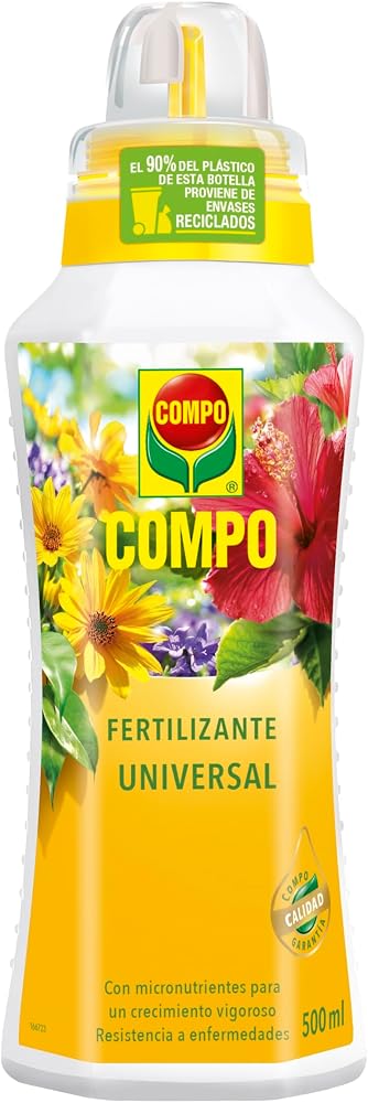 Botella de fertilizante líquido COMPO