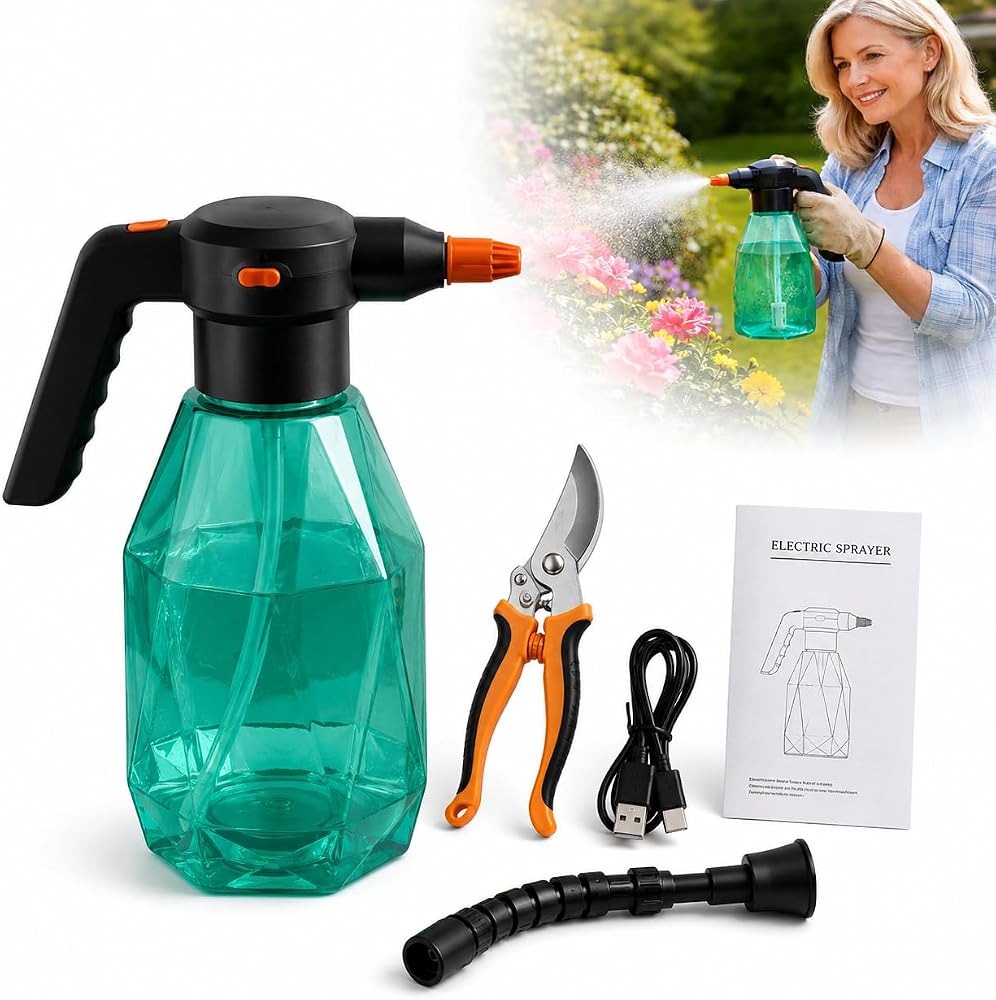 Pulverizador eléctrico recargable de jardín